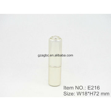 Special&Elegant Aluminum Cylindrical Lipstick Tube Container E216, cup size12.1/12.7,Custom color